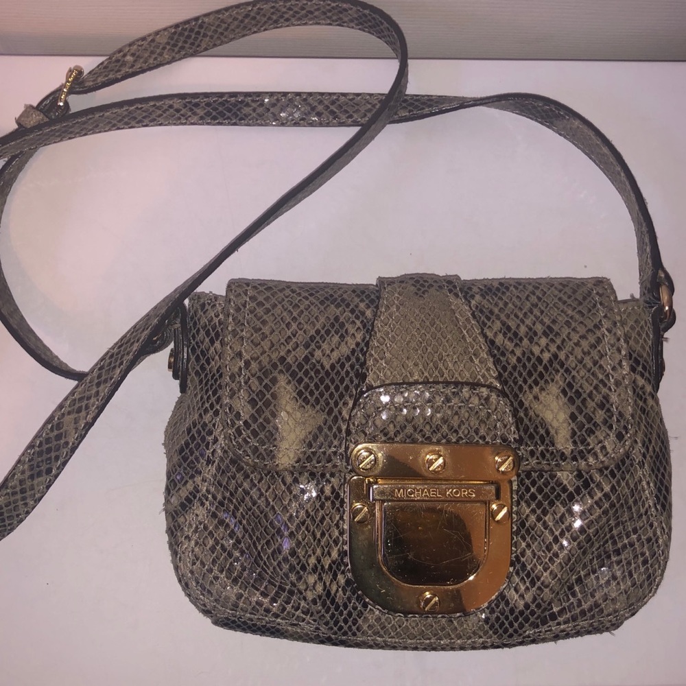 Michael Kors Snakeskin Crossbody Bag